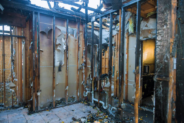 Professional Fire Damage Repair technician working in Woodstock, VA